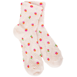 WEEKEND LATTICE KNIT SOCK