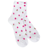 WEEKEND LATTICE KNIT SOCK