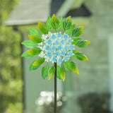 Metal  Hydrangea Wind Spinner 74"H (Pick up only)