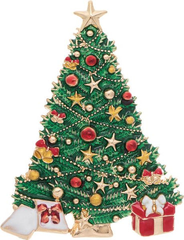Decorated Tree magnet pin