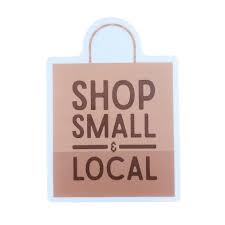 Shop small & Local sticker