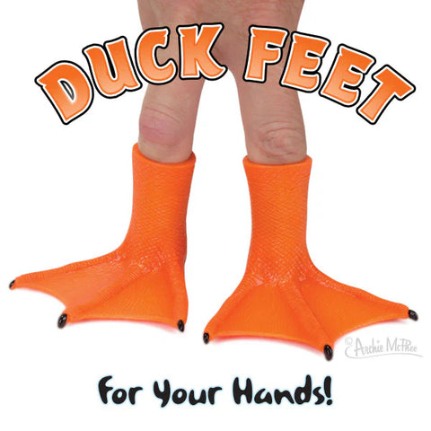 Duck Feet Finger Puppet