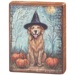 Dog as a Witch sign