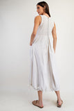 Ecru Mineral Washed dress