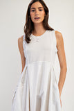 Ecru Mineral Washed dress