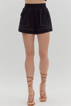Black Shorts Set