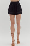 Black Shorts Set