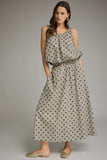 Polka dot skirt - brown