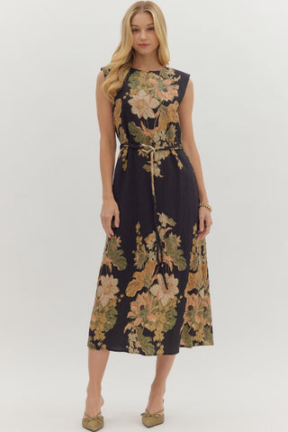 Black Floral Dress
