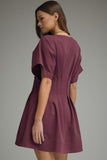 Plum Short Sleeve Dress