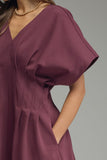 Plum Short Sleeve Dress