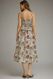 Ecru floral dress