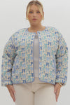 Bow Jacket Blue Multi