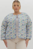 Bow Jacket Blue Multi