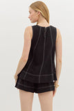 Black Shorts Set