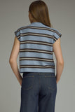 Blue stripe sweater