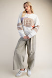 Football Appliqued Sweatshirt