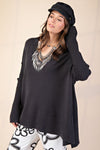 V Neck Sweater Tunic