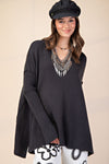 V Neck Sweater Tunic