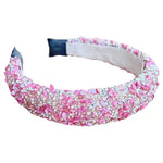 Pink & Silver all that glitters headband