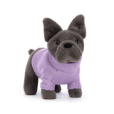 Sweater French Bulldog Purple