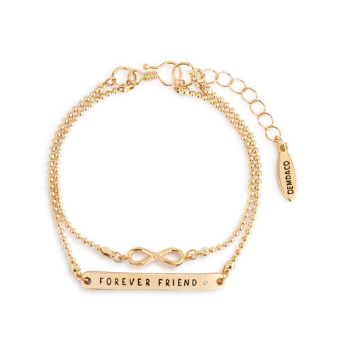 Forever Friends layered bracelet