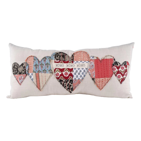 Hearts XOXO Pillow
