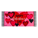 patterned valentine's hearts switch mat