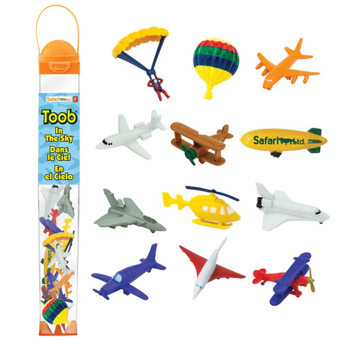 In the Sky Tube of toys