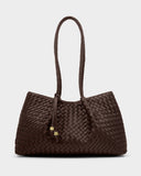 Nova Small Shoulder Tote Chocolate