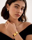 Molten luxe bangle gold