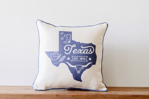 State Illustration Pillow