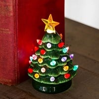 Mini ceramic tree color changing