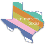 pastel hutto state sticker