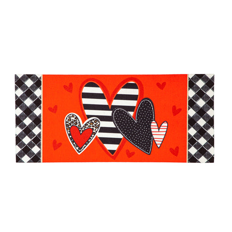 patterned heart switchmat