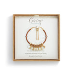 Bronze heart charm bracelet