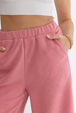 Textured Pink Pant
