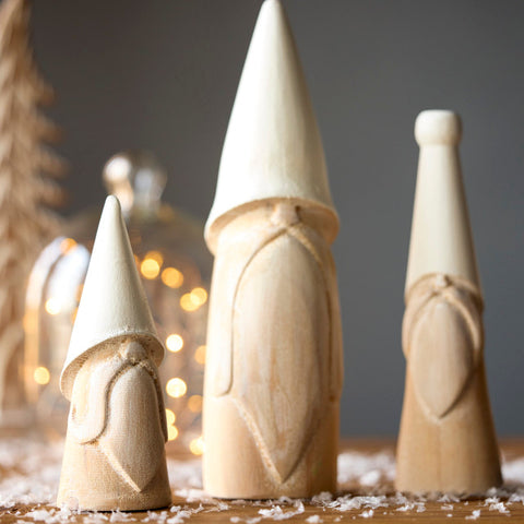 Wood Decorative Gnomes