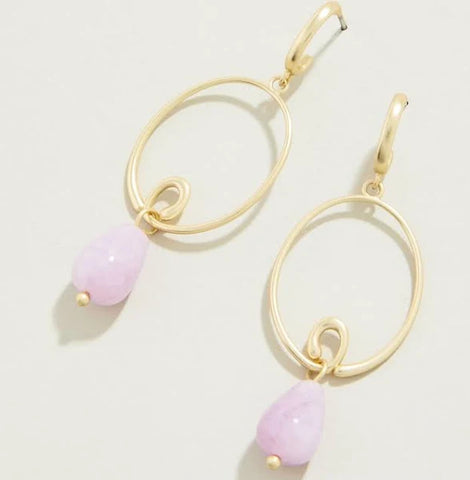 Spring fling lilac earrings