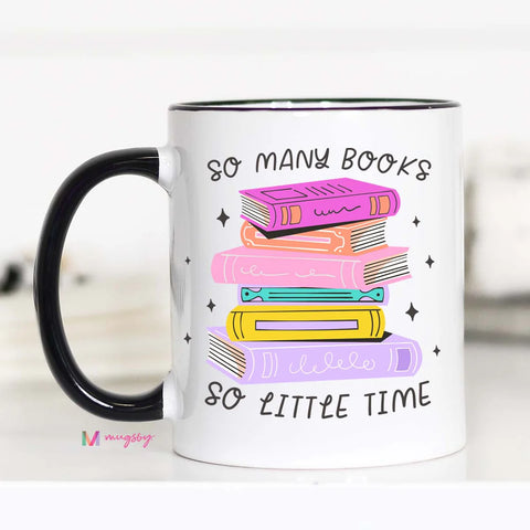 So many books so little time mug