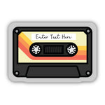 Hutto texas cassette tape sticker