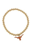 Collegiate Ball Bead Stretch Bracelet