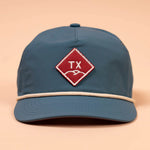 TX HILLS DIAMOND AMERICANA BLUE HAT