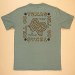 TX Rattler T-Shirt Sage Green