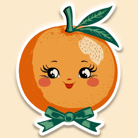 Vintage Orange Sticker/Decal