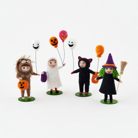 Wool Trick or Treaters