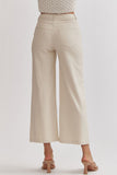 Cropped white pant