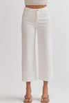 Cropped white pant