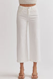 Cropped white pant