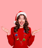 LOTSA LITES FROST BULB NECKLACE